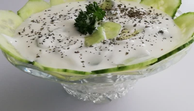 Concombre au yaourt