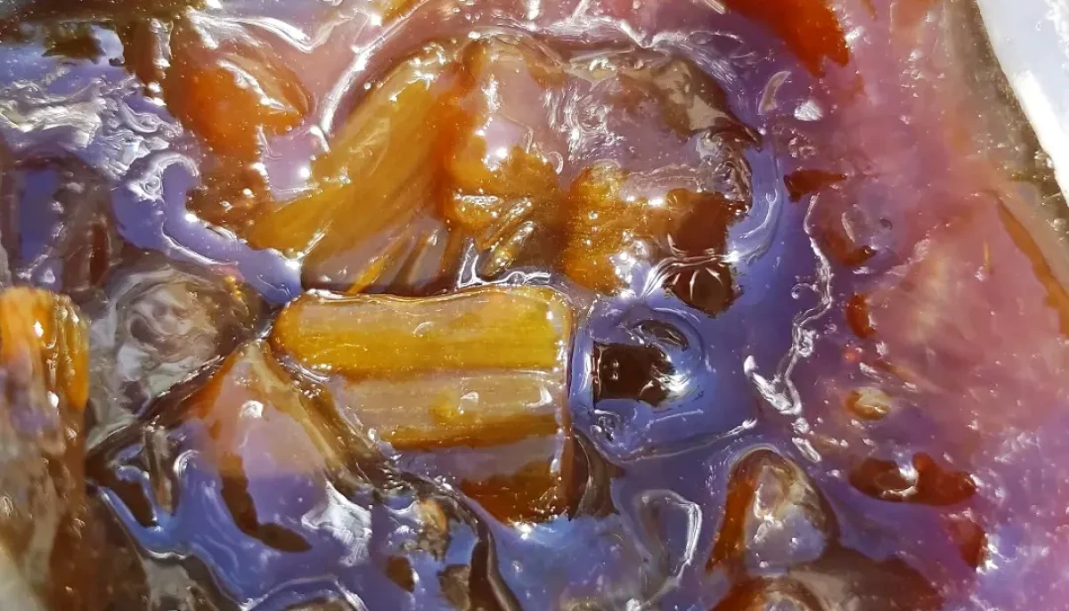 Confiture de rhubarbe