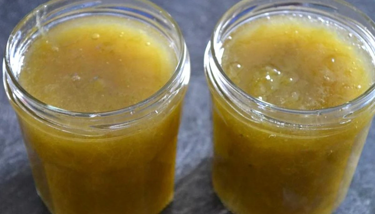 Confiture de Rhubarbe au gingembre