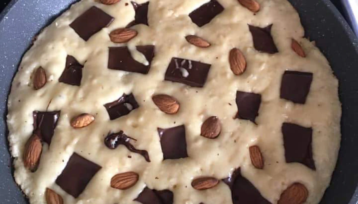 Cookie géant à la poêle