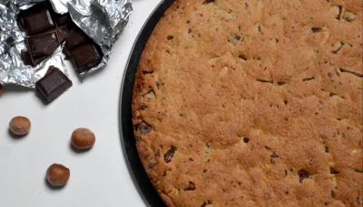 Cookie geant choco-noisette