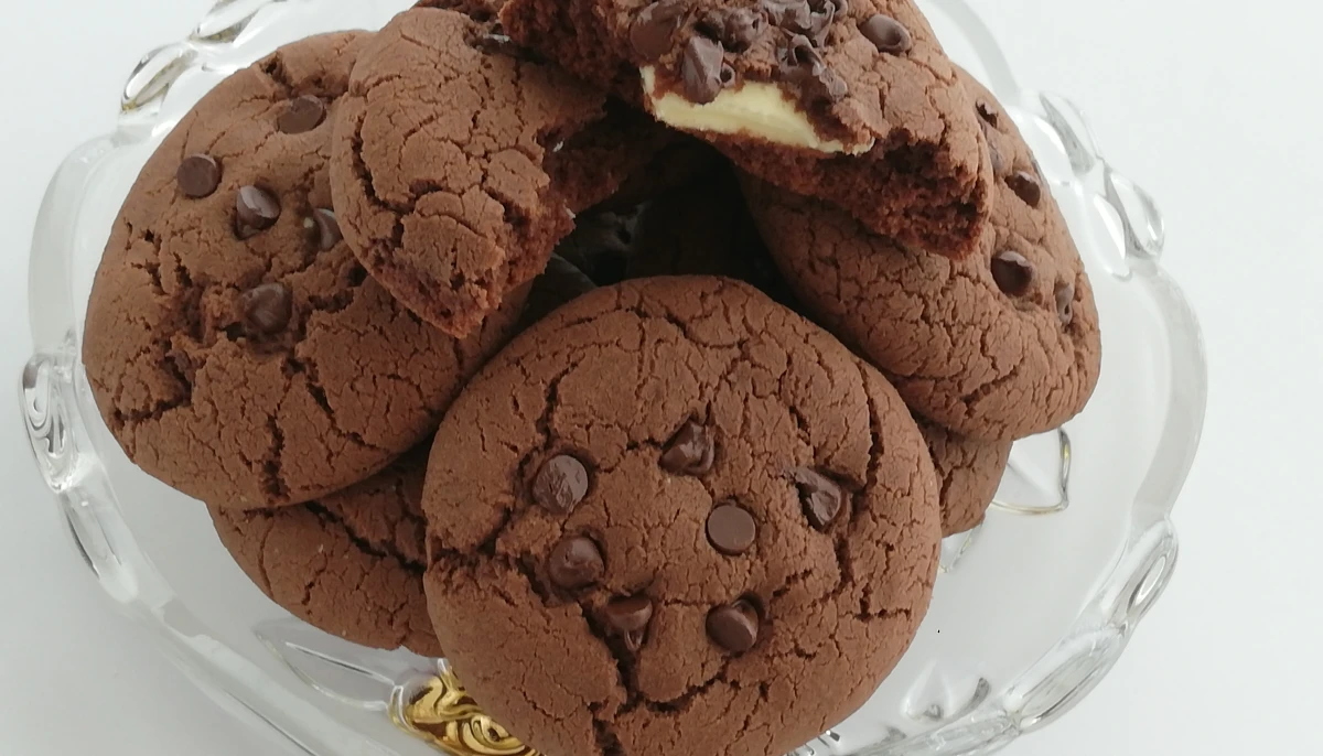 Cookies au Chocolat Coeur Chocolat Blanc