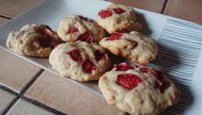 Cookies aux fraises
