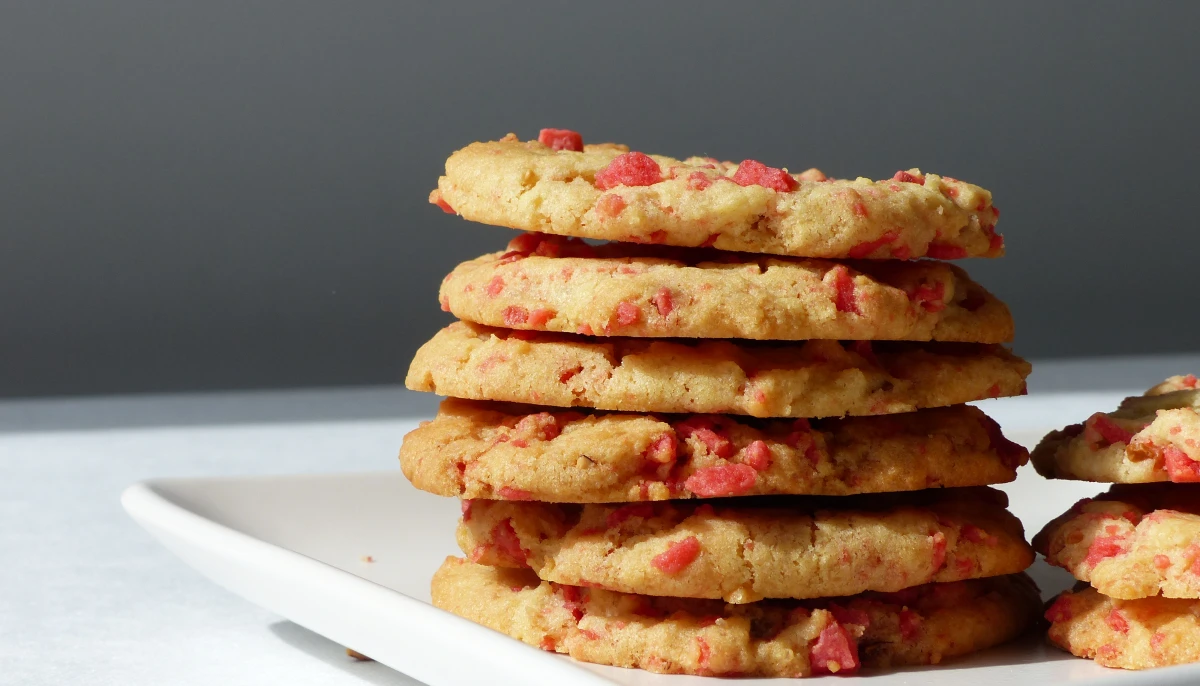 Cookies aux pralines roses