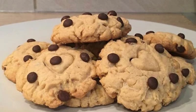 Cookies beurre de cacahuète-pépites de chocolat