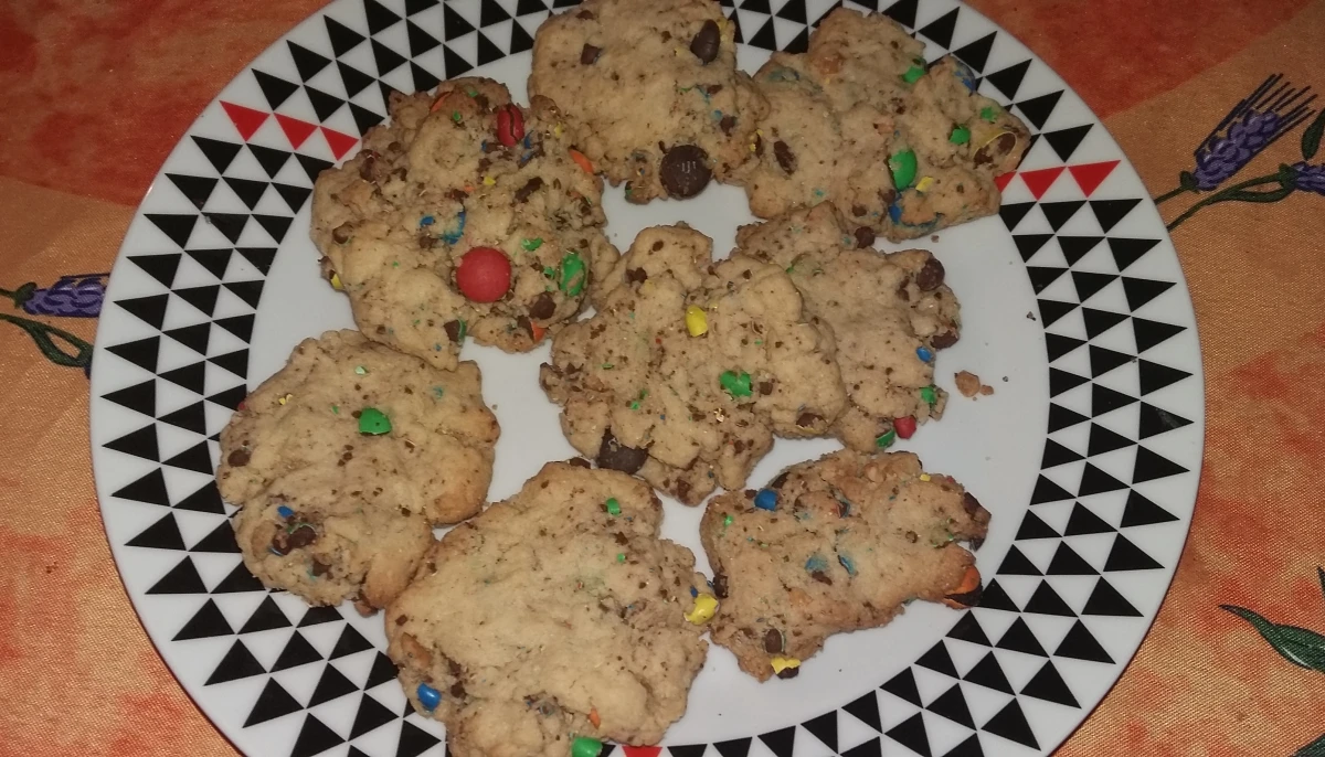 Cookies M&M's et beurre de cacahuète