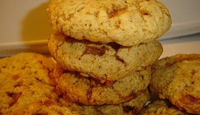 Cookies pommes caramélisées