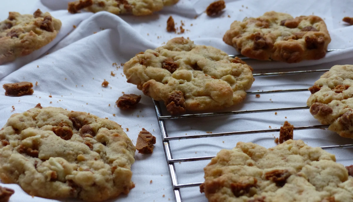 Cookies spéculoos chocolat blanc