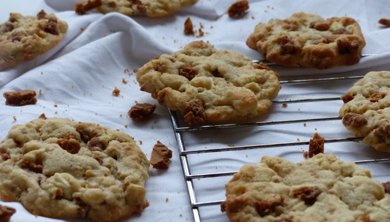 Cookies spéculoos chocolat blanc