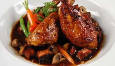 coq au vin ( recette traditionnelle)