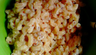 Coquillettes sauce moutarde !