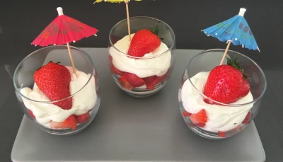 Coupe fraises mascarpone