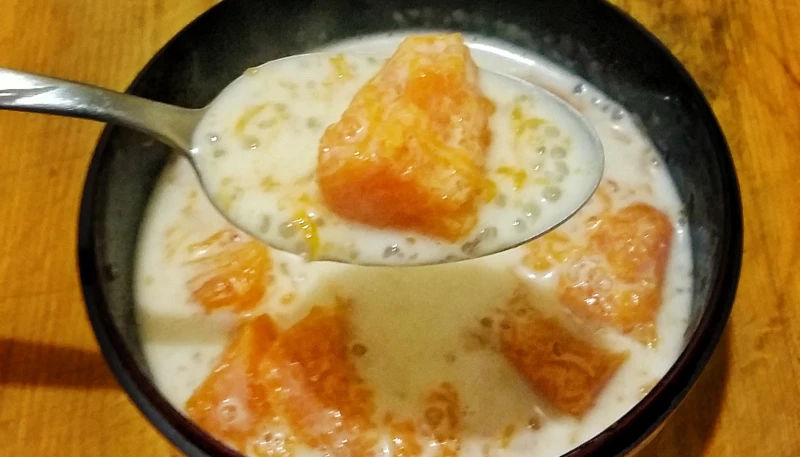 Courge & Lait de coco, dessert cambodgien