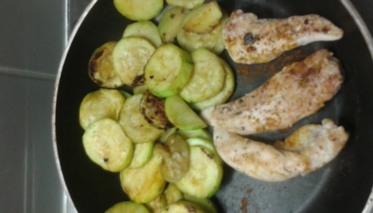 Courgette Poulet Curry