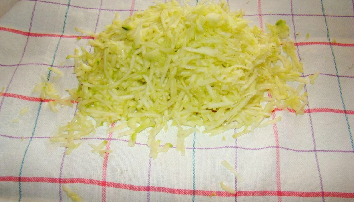 Courgettes rapées au chorizo