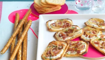 Crackers façon Flammenkueche