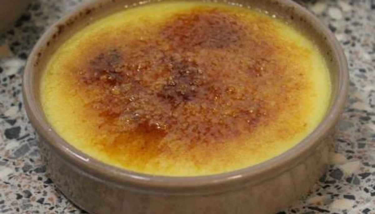 Crème brûlée au brocoli