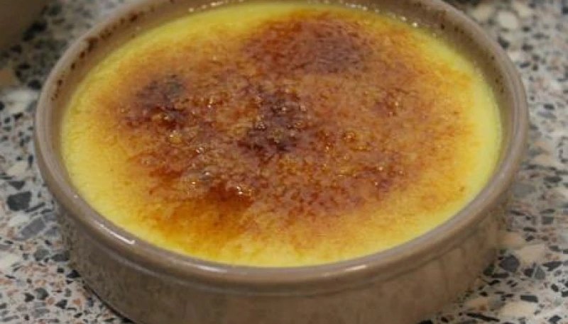 Crème brûlée au brocoli
