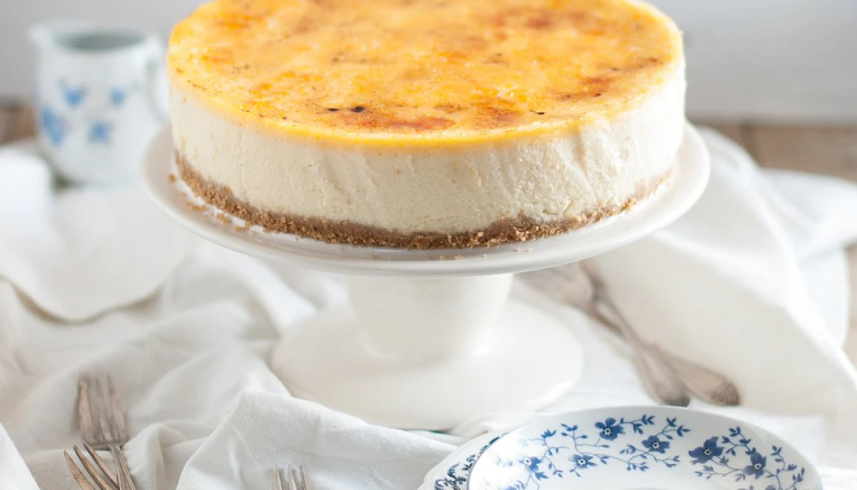 Crème brûlée façon cheesecake