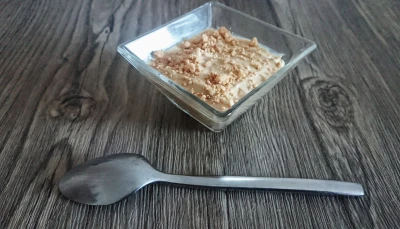 Crème caramel aux biscuits St Michel