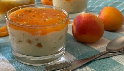 Crème de semoule à l’abricot