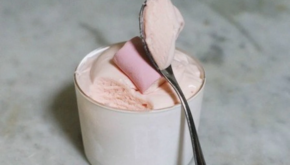 Crème dessert aux chamallows