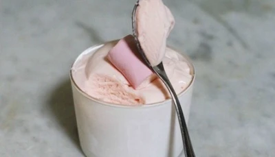 Crème dessert aux chamallows