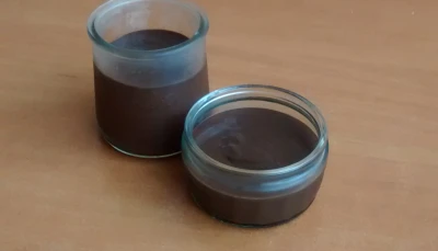 Crème fondante au chocolat noir