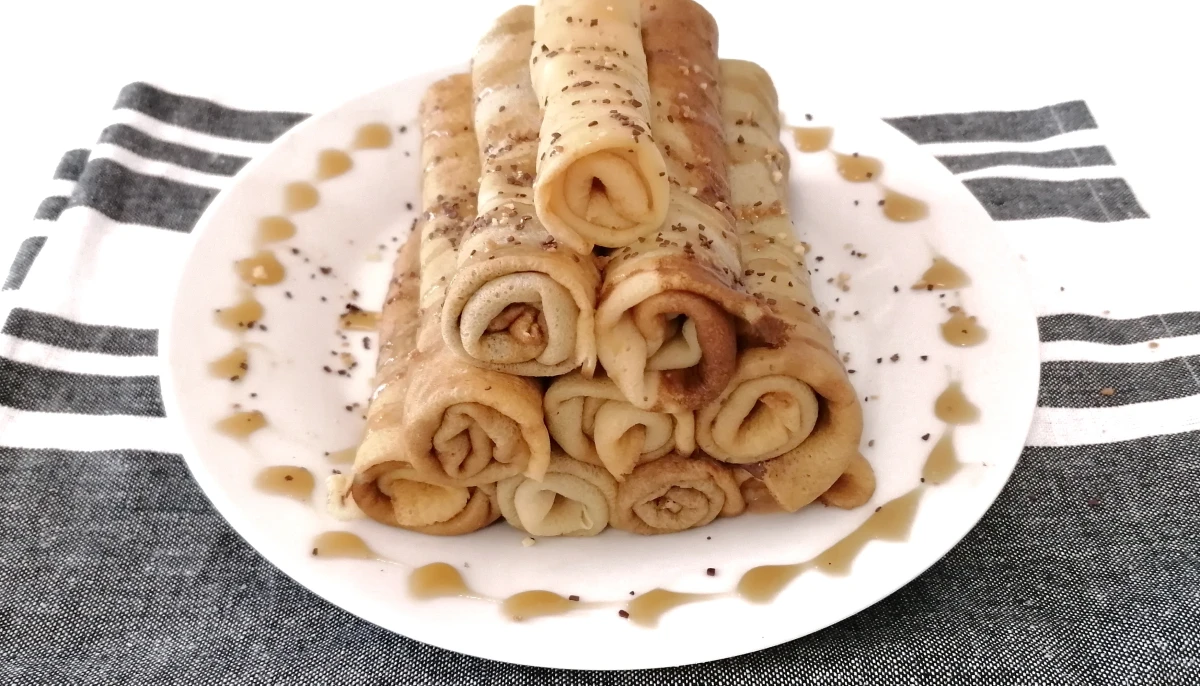 Crêpes au lait concentré non sucré