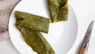 Crêpes aux épinards