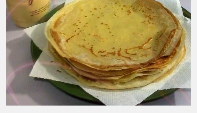 Crêpes banane-vanille