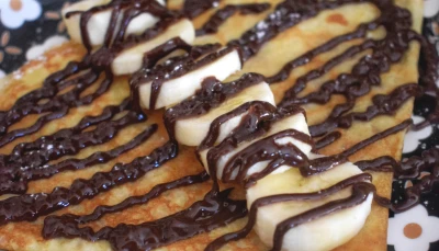 Crêpes chocolat banane de Pierre Hermé