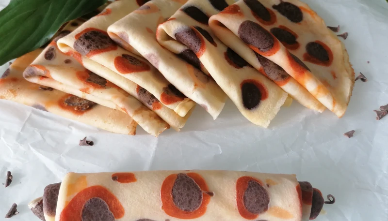 Crêpes légères "Léopard "