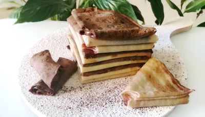 Crêpes moelleuses au lait tiède