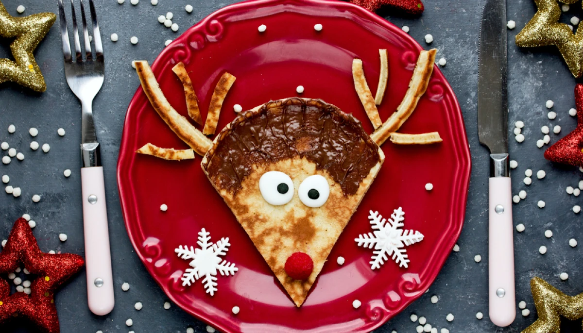 Crêpes rennes de Noël