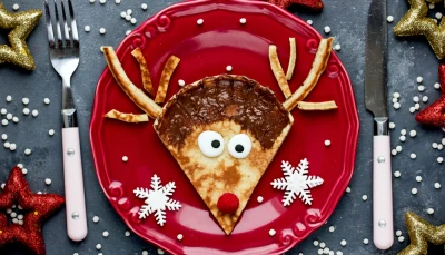 Crêpes rennes de Noël