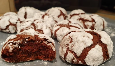 Crinkles au chocolat
