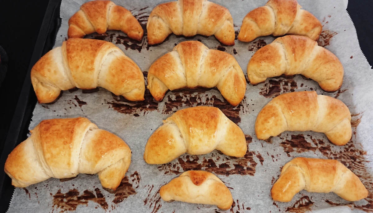 Croissants au beurre à ma façon