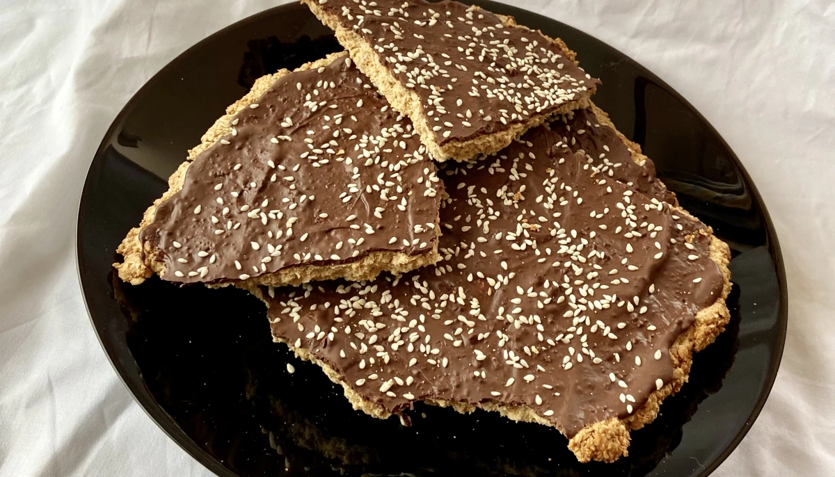 Croquant au chocolat et tahini