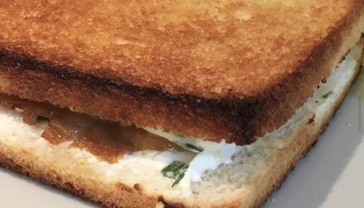 Croque monsieur de saumon