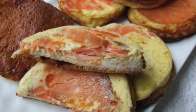 Croque-quiches au saumon