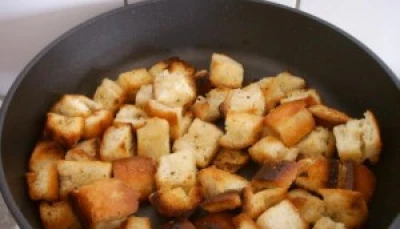 Croûtons à l'ail