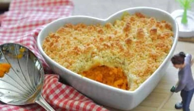 Crumble aux carottes
