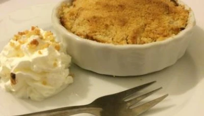 crumble aux fruits automne et spéculoos