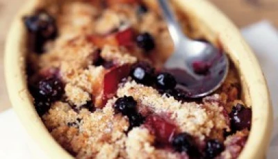 Crumble aux fruits rouges