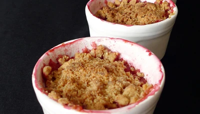 Crumble aux fruits rouges