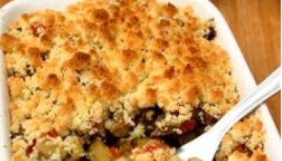 Crumble aux légumes du soleil