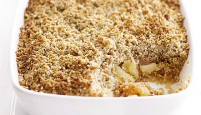 Crumble aux pommes (Four ou Micro-Onde)