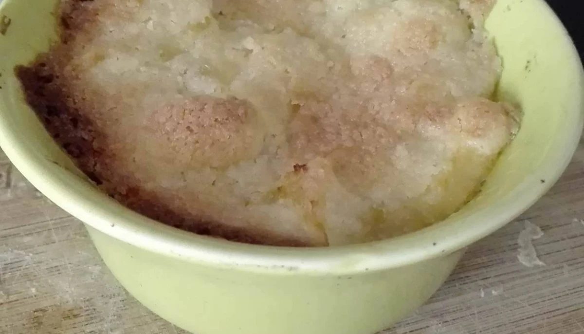 Crumble aux pommes individuel