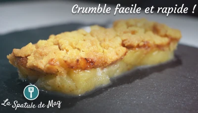 Crumble aux pommes : rapide et facile !